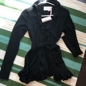 Evy’s Tree black ruffle jacket